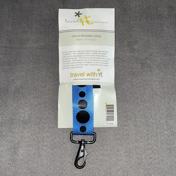 NWT.  Inventive Travelware.  Eye-D Shoulder Strap. - Picture 3 of 4